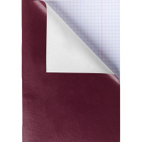 Тетрадь А4 96л клетка бордо бумвинил на скобе 96-11896Т4бвВ3/050314
