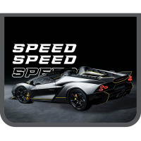 Папка на молнии А5 "Auto style" 230х190х50мм пластик ПМ-А5-29