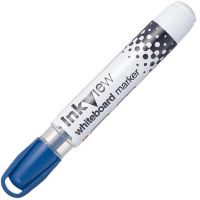 Маркер для белой доски "InKView PWB-202" синий, пулевидный наконечник, толщина линии 0.8-2.2мм.