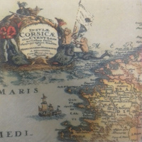 Салфетка для декупажа 33х33мм 1шт Карта Y6791-18