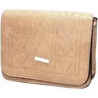 Сумочка 21х18х6,5см 1 отделение, искусственная кожа, светло-коричневая SD2224