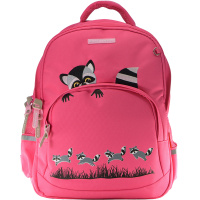 Рюкзак "Еноты" 40х30х19см, 800гр, 2 отделения, 3 кармана, розовый 12-002/24