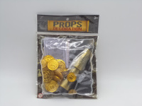 Игровой набор (подзорная труба, монеты, деньги) пластик 20*15*4см Y4090-16