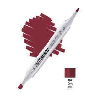Маркер спиртовой двухсторонний "Sketchmarker" глубокий красный SM-R90