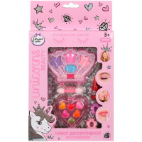 Косметика для девочек (тени для век, блеск, помада для губ, 4 заколки, 2 аппликатора) 20678B2-UNI-ML