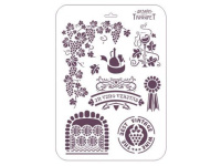 Трафарет пластиковый 22х31см "Истина в вине" ТМ-20