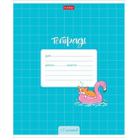 Тетрадь А5 12л клетка "Забавный корги" на скобе 5 дизайнов 12Т5В1/067633