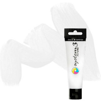 Краска акриловая 59мл белила титановые туба System 3 129059009