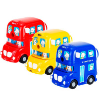 Точилка механическая 1 отв. "Автобус" 126х60х80мм пластик, 3 цвета E0674