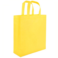 Сумка 46х34х10,5см, спанбонд, текстиль, желтая 2039283