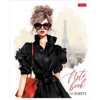 Тетрадь А5 48л клетка "Следуй за Мечтой" на скобе матовая ламинация 5 дизайнов 086550