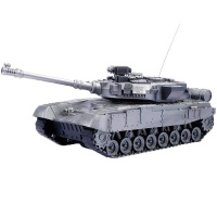 Танк р/у 33,5х13,5см с аккумулятором, пластик (свет, звук, вращается башня) NF778YB