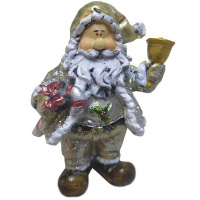 Сувенир Дед Мороз 9см золото 3 вида Y8470-19