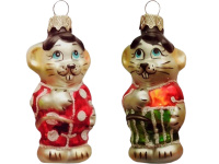 Ёлочное украшение "Мышь Митя" h-9см в подарочной упаковке ФУ-438