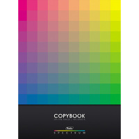 Тетрадь на кольцах А4 160л клетка "Spectrum" 160ТК4В1_15606/044100