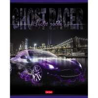 Тетрадь А5 48л клетка "Призрачный гонщик" на скобе выборочный лак 5 дизайнов 48Т5вмВ1/052334