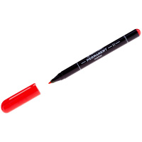 Маркер перманентный "Centropen OHP" красный, пулевидный наконечник, толщина линии 1мм 2846 0104