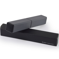 Футляр-туба для ручки прямоугольный, металл, серый 2-665/02