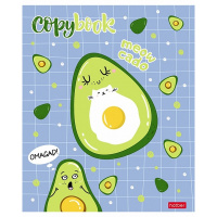 Тетрадь А5 48л клетка "Просто добавь яйцо!" на скобе 5 дизайнов 48Т5В1/067284