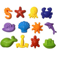 Формочки "Морские №59" 12шт. 17х13х11см в сетке 15620/АТ