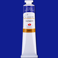 Краска масляная 46мл ультрамарин туба Сонет 2604511