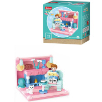 Конструктор "Румбокс. Кабинет" 116 деталей 14,5х15х6см пластик (2 фигурки) M38-B0757B