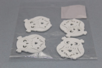 Заготовка д/декор. "Сова" 8*6см 4 шт/уп. дерево Y4906-17