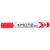 Маркер для белой доски "Mate" красный, пулевидный наконечник, толщина линии 2,0мм EU00340