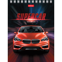 Блокнот А6 40л "Машины" клетка на гребне 5 дизайнов 40Б6B1гр/004666