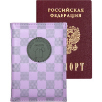 Обложка д/паспорта вертикальная 14х10см "Bear Collection" искусственная кожа с поролоном 1030404