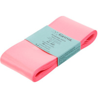 Лента упаковочная атласная 5см х 5,4м розовая №005 AL-50P