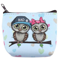 Сумочка д/девочек "Совы" 19*16см,* 11*10см с ручкой Y4988-17