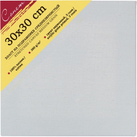 Холст на подрамнике 30х30см 380г/м2, 100% хлопок, среднее зерно E5305-B-30x30
