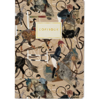 Тетрадь А5 40л клетка "Ипподром" прошитый блок матовая ламинация 7-40-001/142