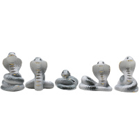 Сувенир "Кобра" серо-белый 7,5см керамика, 5 видов Y10401-24