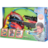 Арбалет с мишенью 36см пластик 4 стрелы на присосках 854078/35881K Арбалет с мишенью 36см пластик 4 стрелы на присосках 854078/35881K