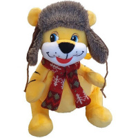 Тигренок в шапке 20см 21989