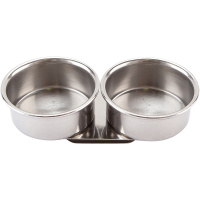 Масленка двойная диаметр 4см, высота 2см металл DK11002