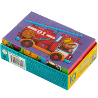 Умные кубики 6шт. "Вот такие машины" 3+ 4650388210551