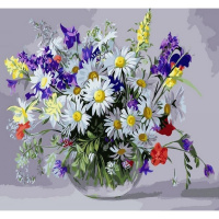 Алмазная мозаика 40х50см "Букет" полная выкладка GA71974