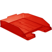 Лоток д/бумаг горизонтальный "Эксперт" тонированный темно-красный Вишня ЛТ207