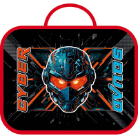 Папка с ручками 33,5х26х6см "Кибер бот" ткань ПШ-11