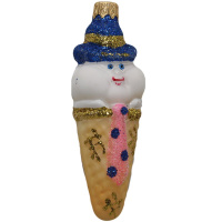 Ёлочное украшение "Мороженое рожок" h-10см в подарочной упаковке ФУ-482/16
