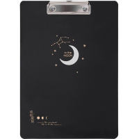 Планшет с зажимом А4 полипропилен черный 72400