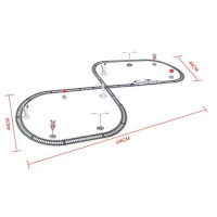 Железная дорога Локомотив (размер в сборке 146х44см), пластик T578-D6052/2182