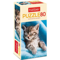 Пазлы 80 эл. "Мяу-мечты" 16,5х23см 80ПЗ5_30255/087093