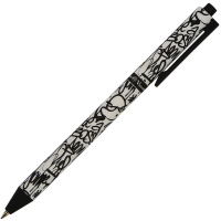 Ручка шариковая "ArtClick.Граффити" 0,5мм синяя, автомат, корпус Soft Touch 20-0281/02