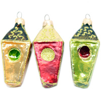 Ёлочное украшение "Фонарик" h-9см в подарочной упаоковке ФУ-28