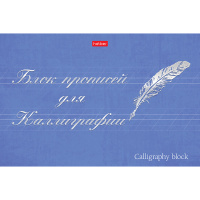 Тетрадь-пропись д/каллиграфии и леттеринга А5 48л "Искусство писать" на скобе мат.ламинация 061329