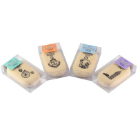 Ластик "HappyGraphix Vintage" овальный 4 вида 42-0019